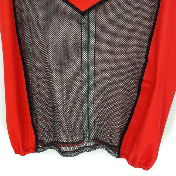 Assos Wind Block Cycling Vest Red Full Zip Men's Size XLG - Picture 6 of 8